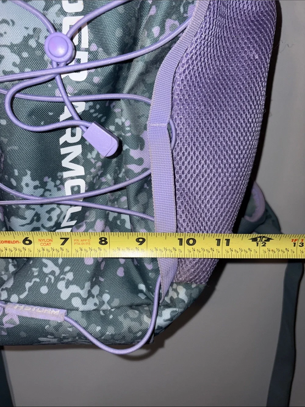 Under Armour Gray & Purple Sports Backpack